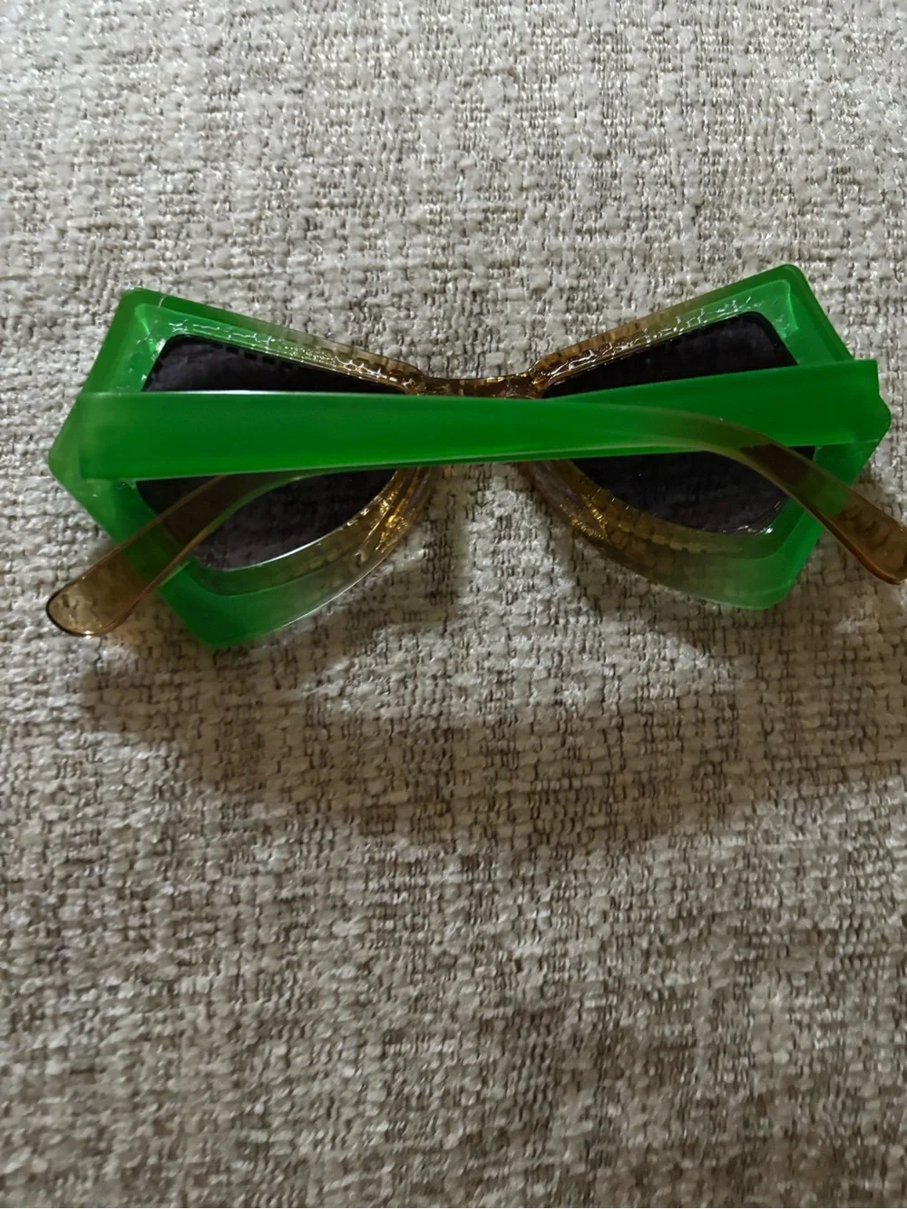 Green Crystal-Embellished Cat-Eye Sunglasses - Women Accessories
